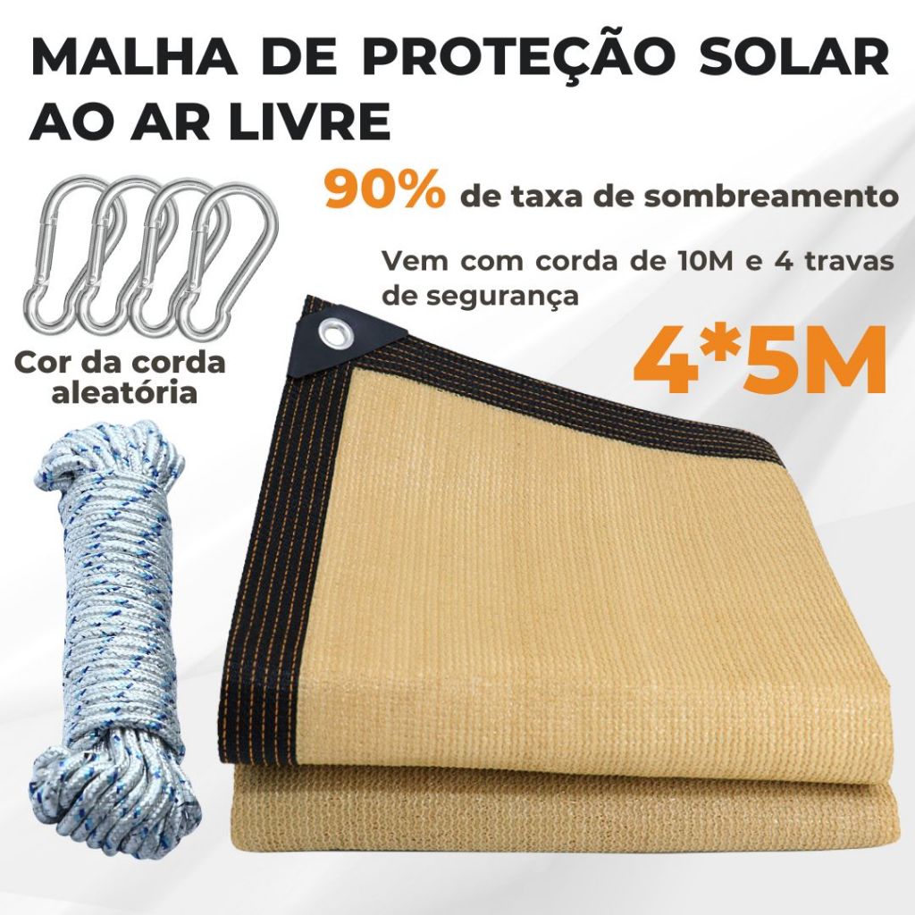 Acampamento ao ar livre Toldo Para Varanda Sombrite 90% 2x2 5x3 5x4 Tenda Para Carro + Corda + Trava de segurança