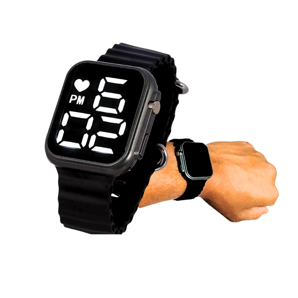 Relógio Infantil Digital Esporte Bracelete Led Adulto e Infantil Barato Relogio Infantil Casual