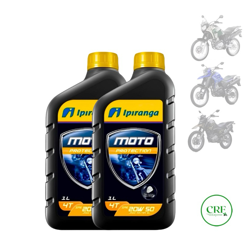 2 Óleos Ipiranga 20W50 mineral - Honda Twister - 250 / Fazer 150 - 250 / Yamaha Crosser 150 /Factor 125-150