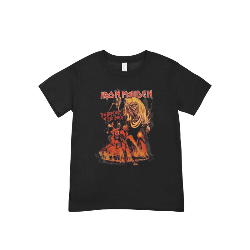 Camiseta Algodão Unissex Tshirt Iron Maiden The Number of the Beast