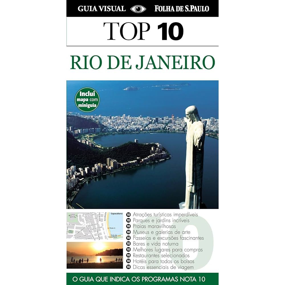 Livro Guia Top 10  Rio de Janeiro; Alex Robinson