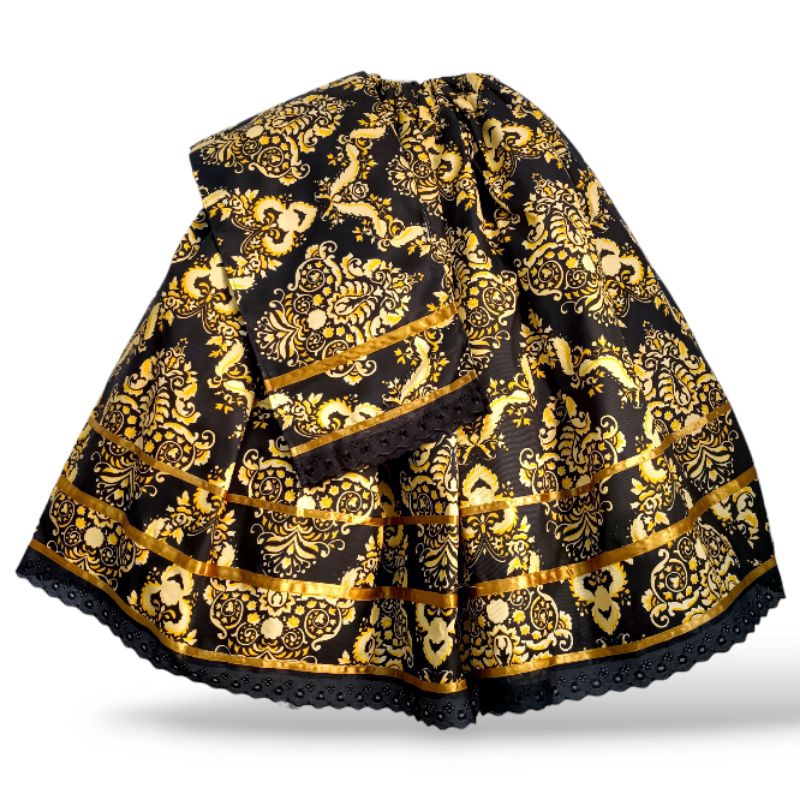 conjunto, saia e pano de cabeça (ojá) estampado. umbanda/candomblé em Oferta na Shopee