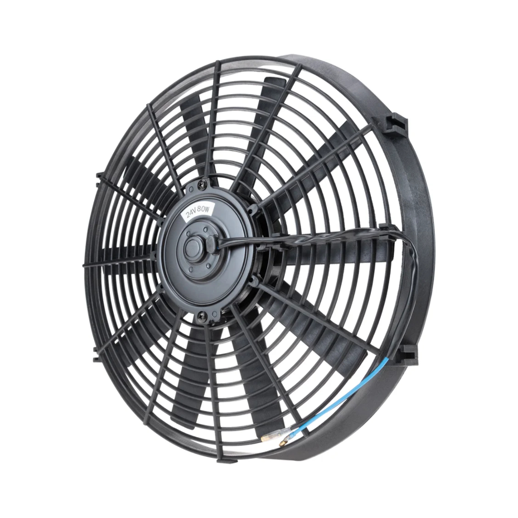 Eletro ventilador Universal Pás Retas 12'' 24v 80w