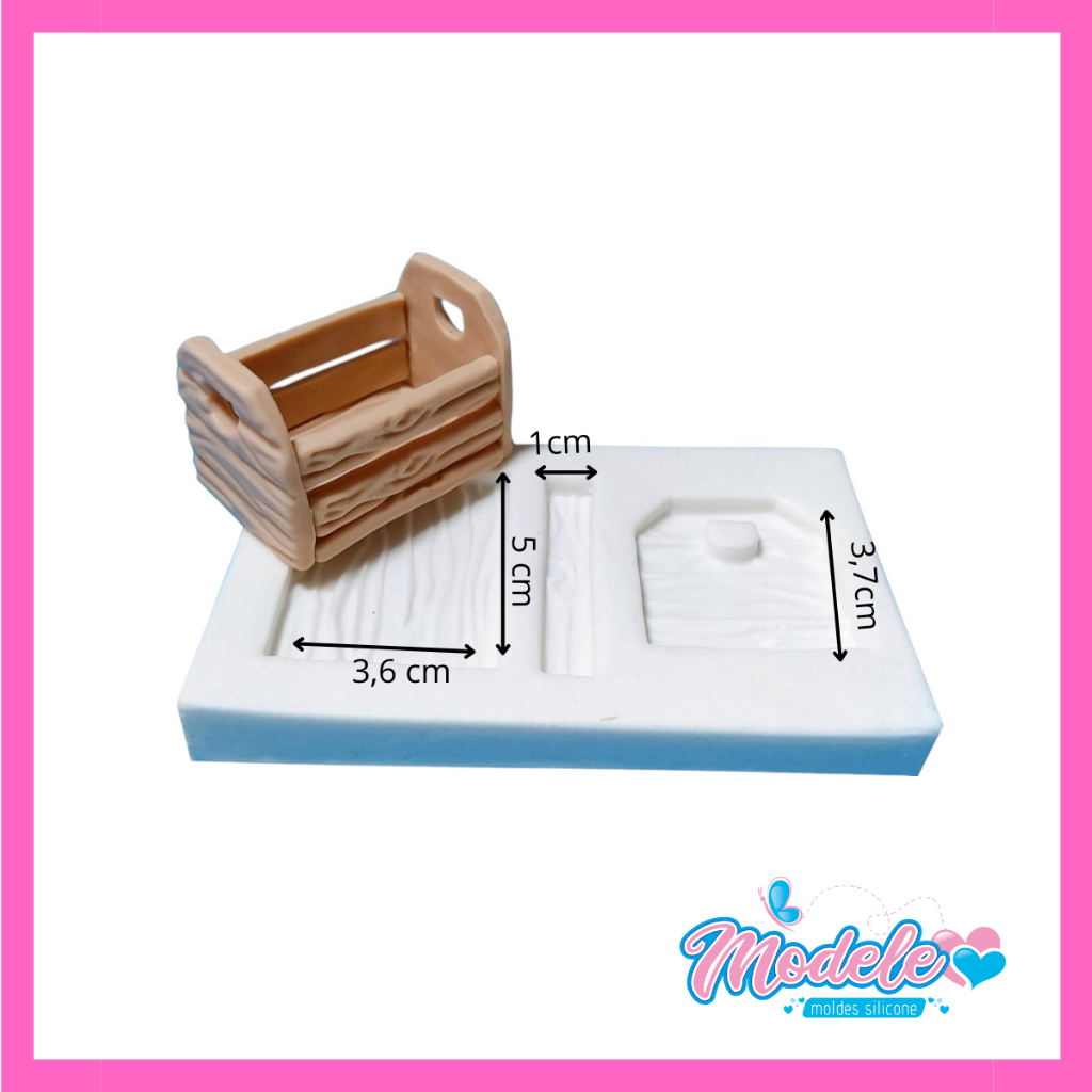 Molde Silicone Biscuit Confeitaria - CAIXOTE CAIXA FEIRA CAIXA MADEIRA