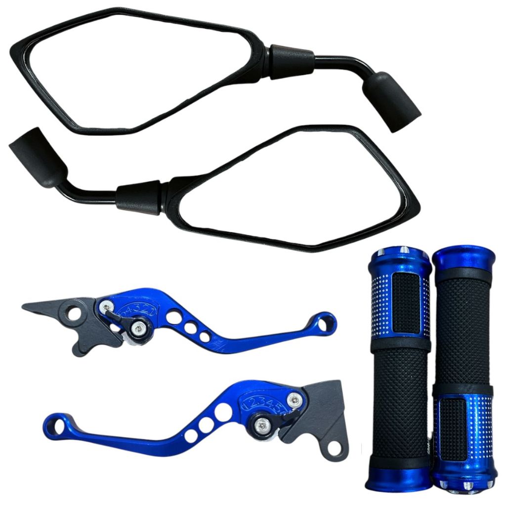 Kit Manopla + Manete + Retrovisor Honda Cbx 250 2008  Cb 300 CBX 200 Freio A Disco