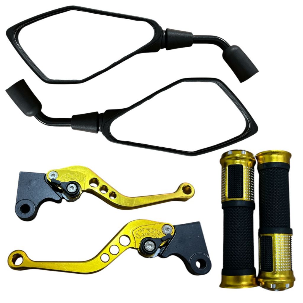 Par De Retrovisor + Manete + Manopla Diamante Cg 150 Titan Job Ks (Freio a lona) em Oferta na Shopee