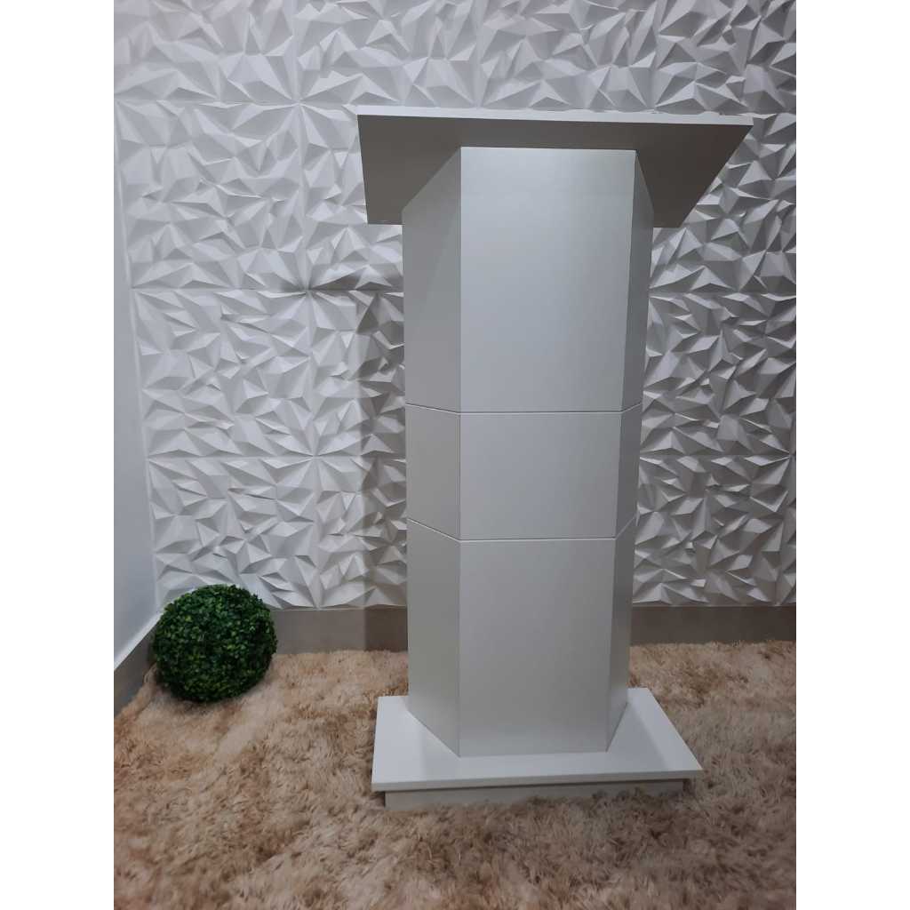 Púlpito 100%MDF para Igrejas, Eventos, Leilões, Palestras, Casamento e Outros