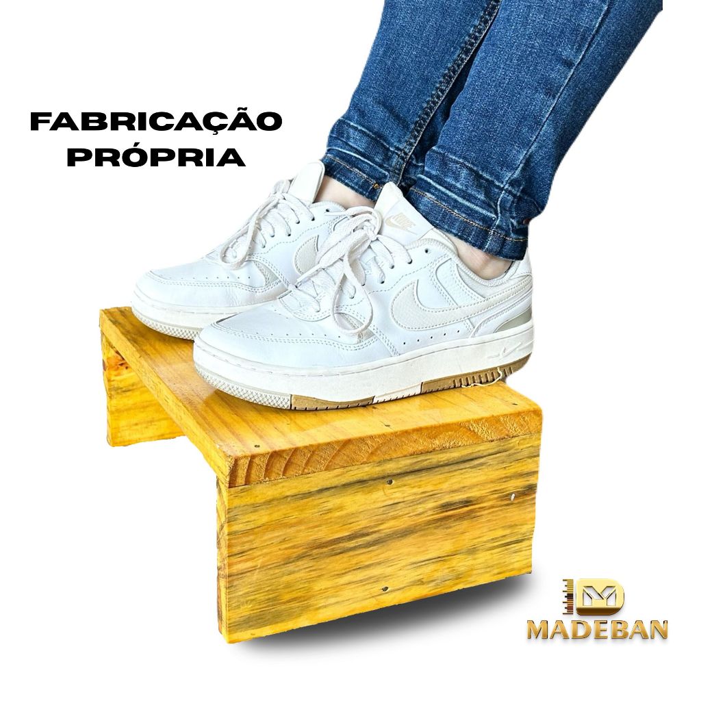 Suporte Ergonômico para Descanso Dos Pés e Alívio Imediato À Coluna