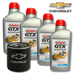 KIT 4L ÓLEO CASTROL GTX 15W40 SL ULTRACLEAN + 1 FILTRO GM