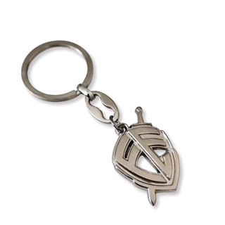 2 Chaveiros Escudo Da Fé Padrão Italiano Metal Prateado em Oferta na Shopee
