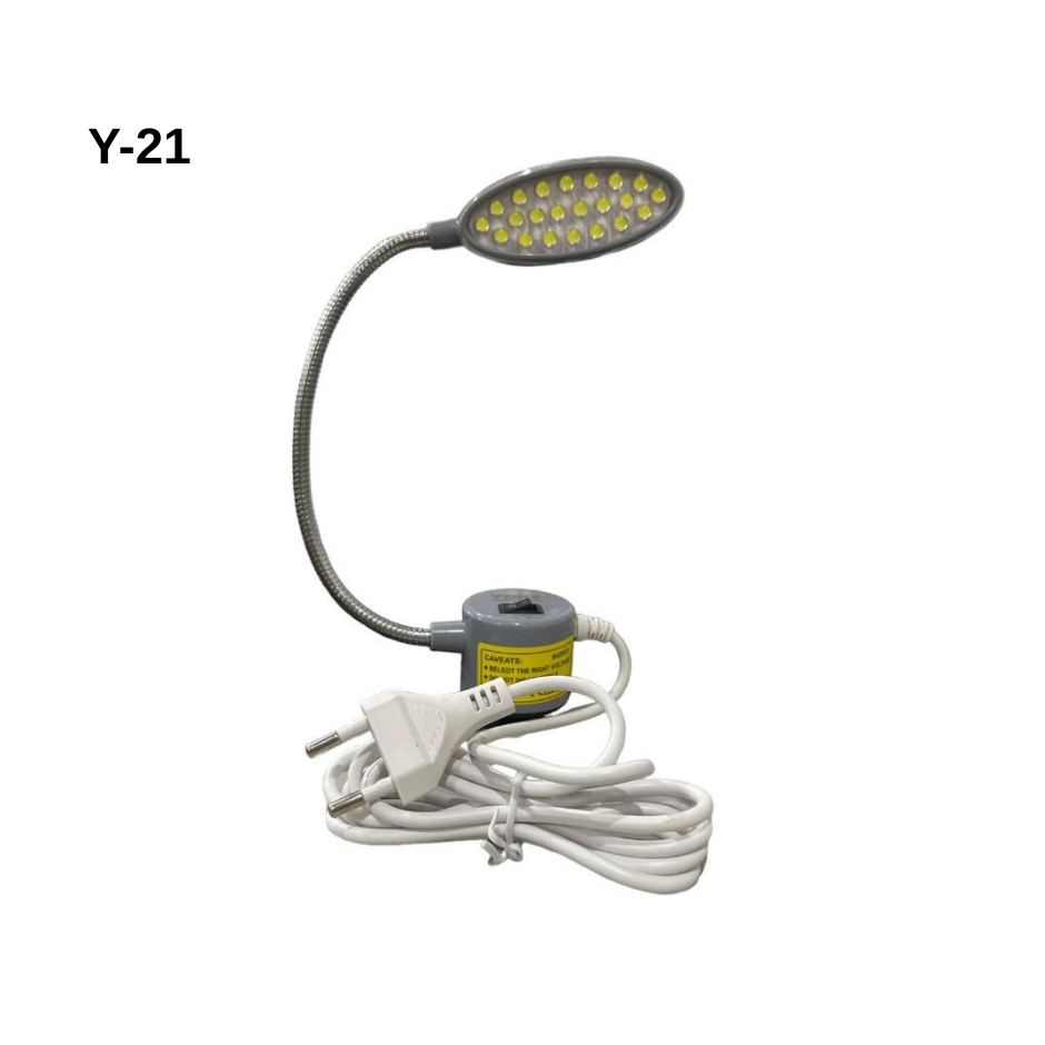 Luminária Flexível Boshite 21  LEDs para Máquina de Costura com Tomada em Oferta na Shopee