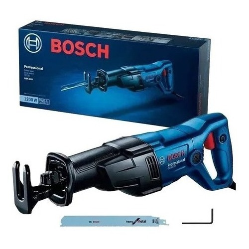 Serra Sabre Profissional Bosch Gsa 120 + Lâmina De Serra Nf em Oferta na Shopee