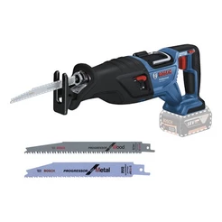 Serra Sabre Bosch GSA 185-Li 18v Brushless + 2 Lâminas S/bateria
