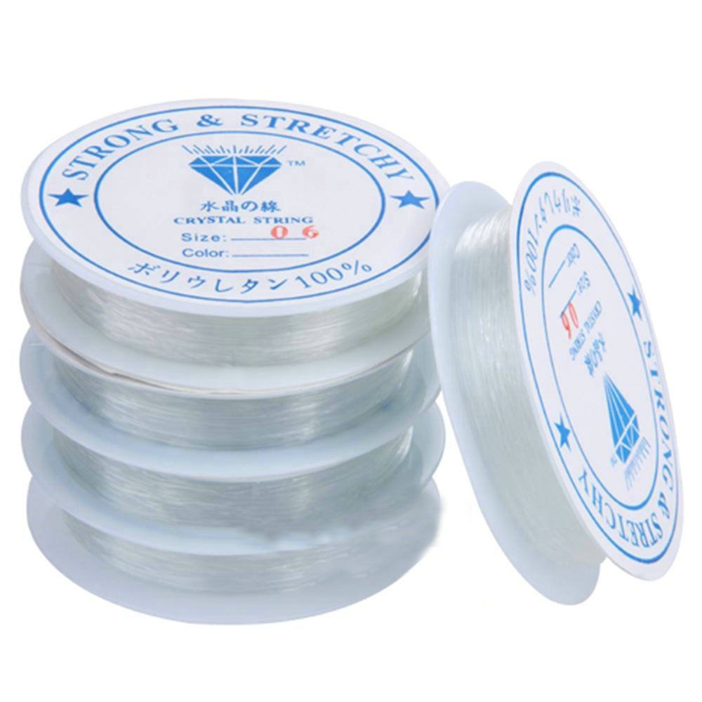 Fio de Nylon Cristal Transparente – Kit com 10 Mini Carretéis para Artesanato (0,3mm a 0,8mm) em Oferta na Shopee