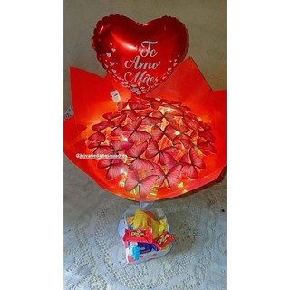 Presente dia das Mães Buquê Borboletas led
