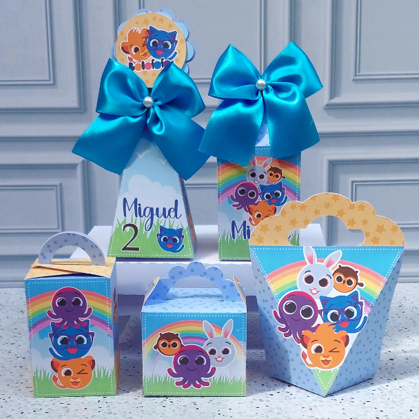 Kit Caixinhas Festa Personalizada Nome e Idade| BOLOFOFOS| Lembrancinha Aniversario