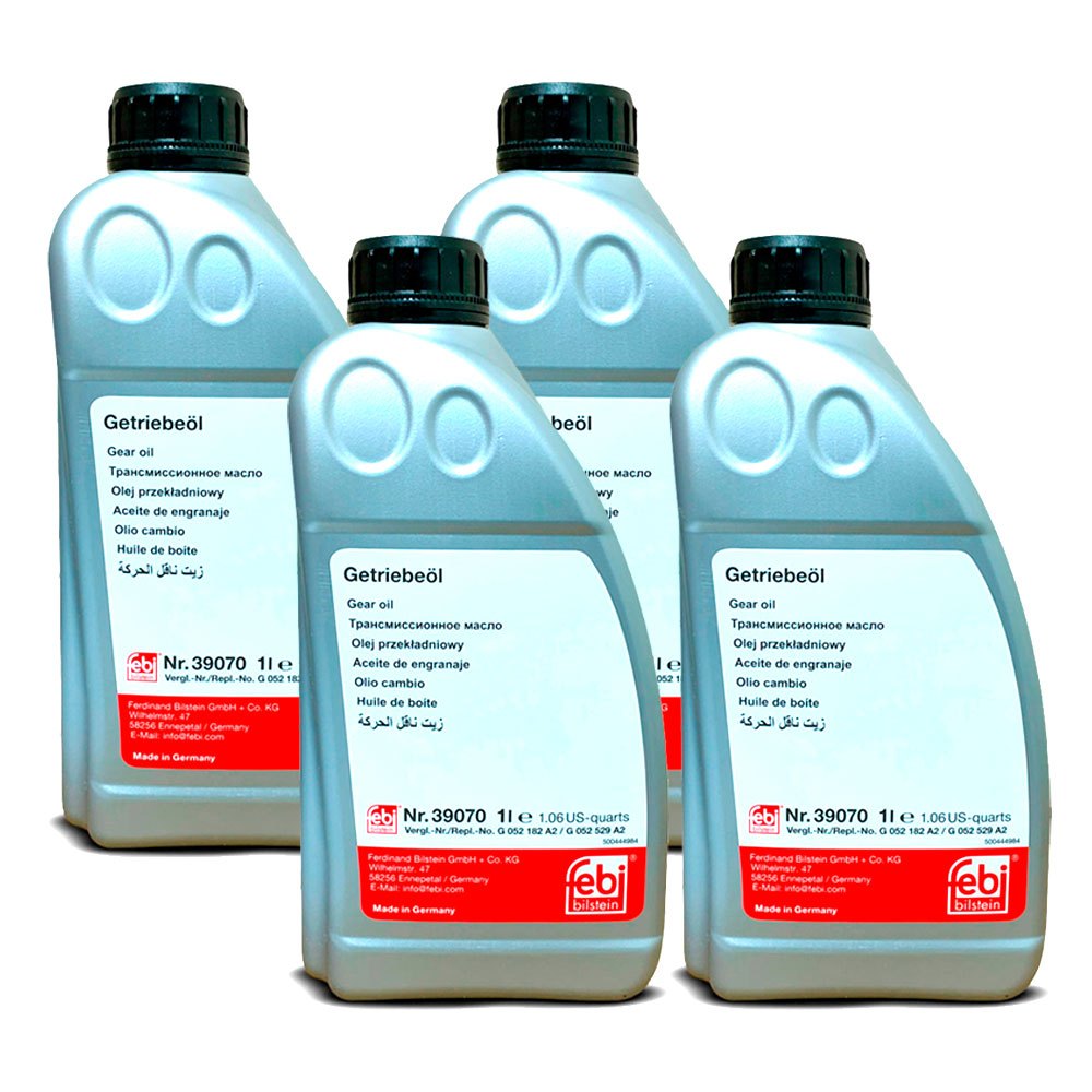 Kit 4 Oleo Cambio Automatico Atf Dsg Febi 39070 Volkswagen Audi BMW Mercedes Citroen Peugeot
