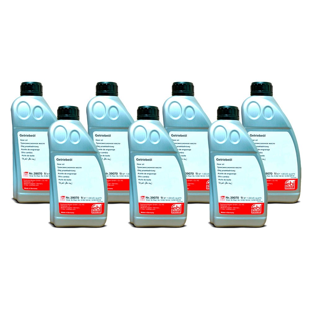 Kit 7 Oleo Cambio Automatico Atf Dsg Febi 39070 Volkswagen Audi BMW Mercedes Citroen Peugeot
