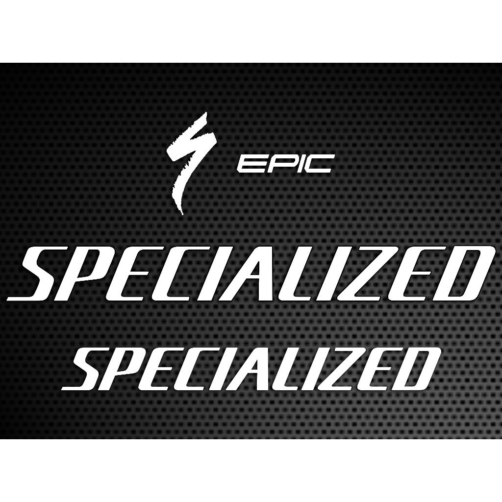 Adesivo Vinil para Quadros Specialized Epic Bike Bicicleta Branco semibrilho