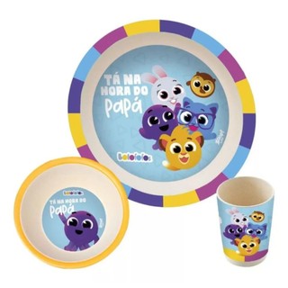 Kit Alimentação Bebê BOLOFOFOS 3 Peças – Prato, Bowl e Copo Zoop Toys
