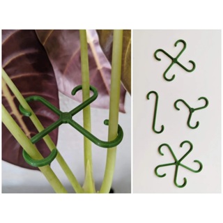 Kit com 6 ou 12 Grampos Ganchos Tamanho Pequeno para Plantas Amarração Resistente Impresso 3D PETG em Oferta na Shopee
