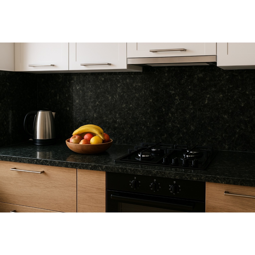 Adesivo Lavável Imita Mármore/Granito Verde Ubatuba 80x20cm em Oferta na Shopee