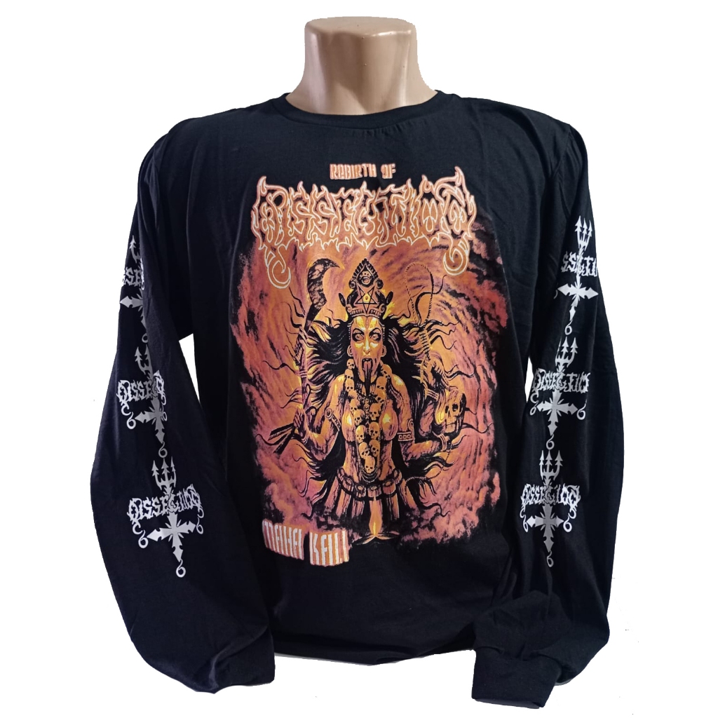 Camiseta manga longa Dissection Maha kali death Black Metal