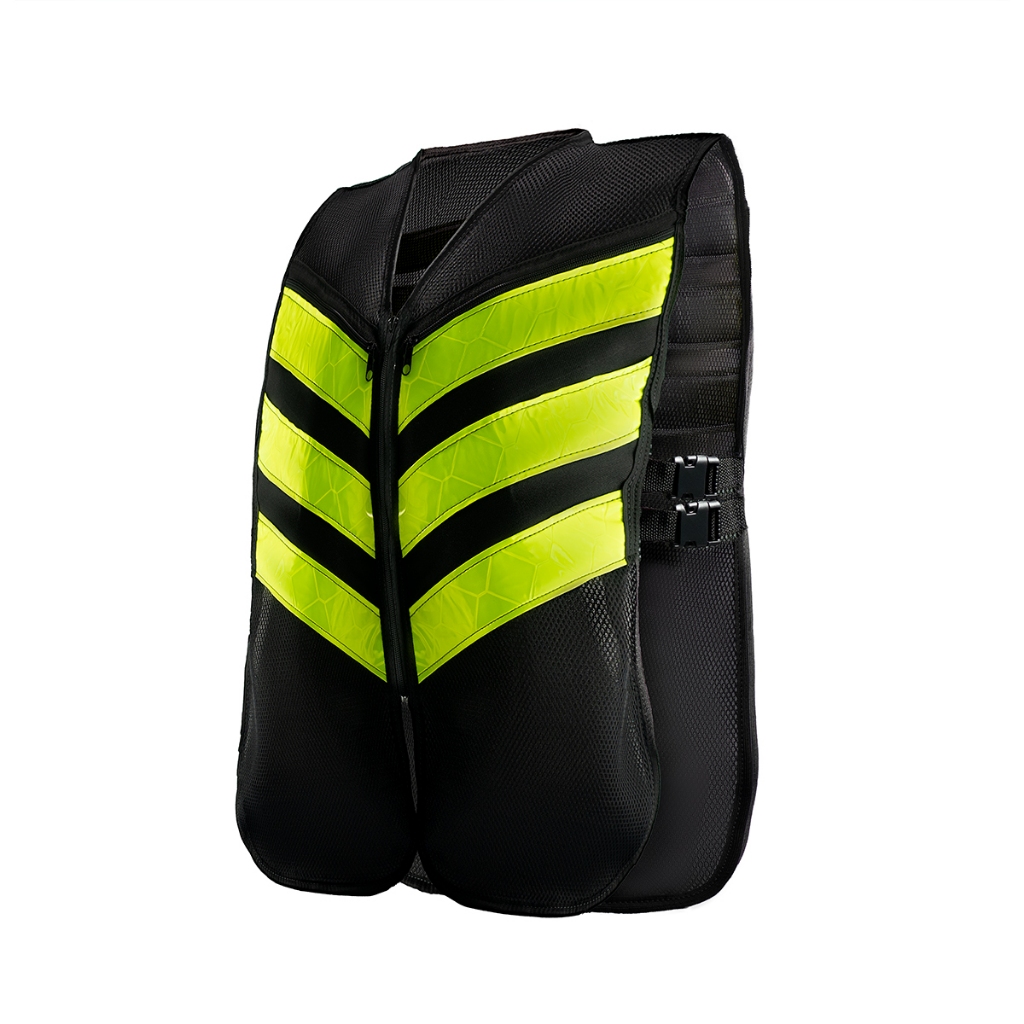 Colete motoboy mototáxi refletivo com bolso frontal em Oferta na Shopee