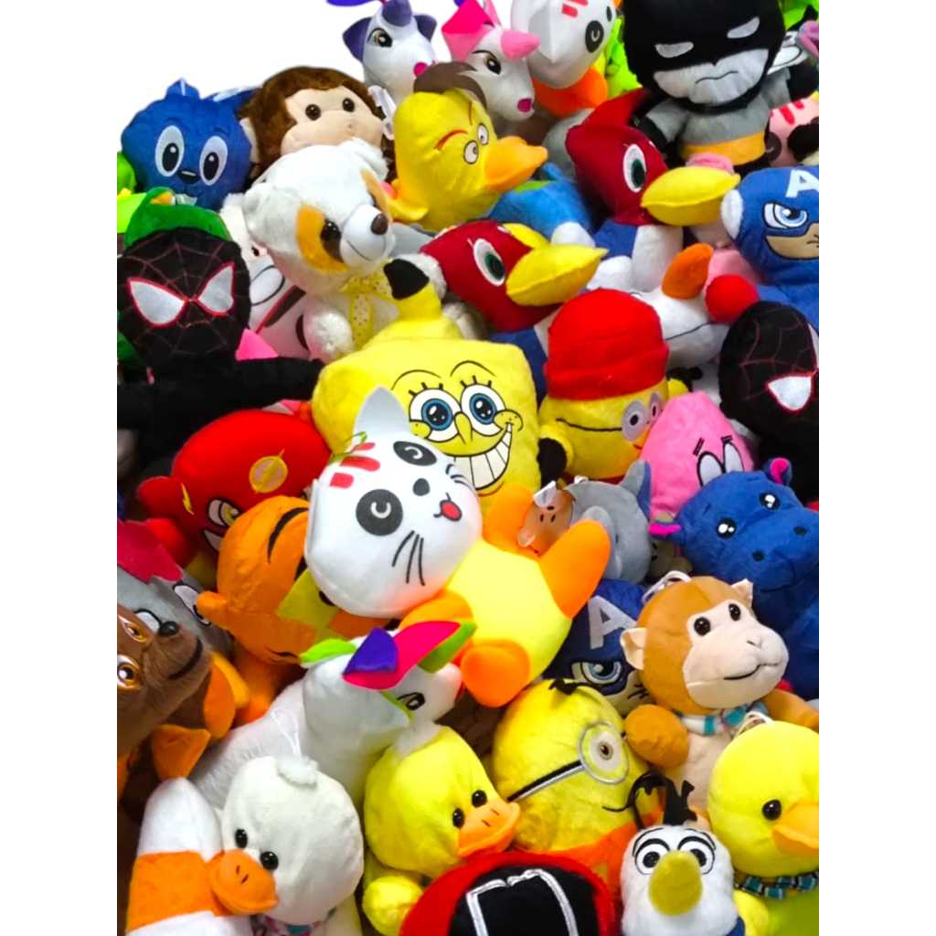 Kit 10 Unidades de Pelúcia Ursinhos Básicos P/ Grua Máquina De Ursinhos em Oferta na Shopee