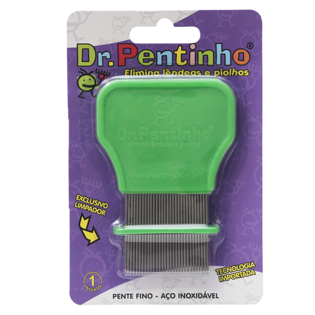 Pente Fino de Aço Inox Dr. Pentinho Perosul
