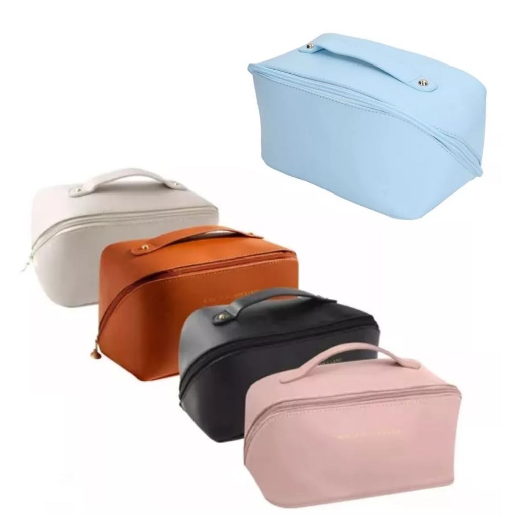 Necessaire Cosméticos Grande Maquiagem Feminina Espaçosa - Bolsa Necessaire