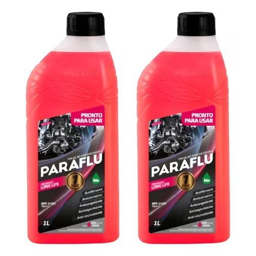 02 Aditivos Paraflu Pronto Uso Água Arrefecimento Radiador 2 Litros em Oferta na Shopee