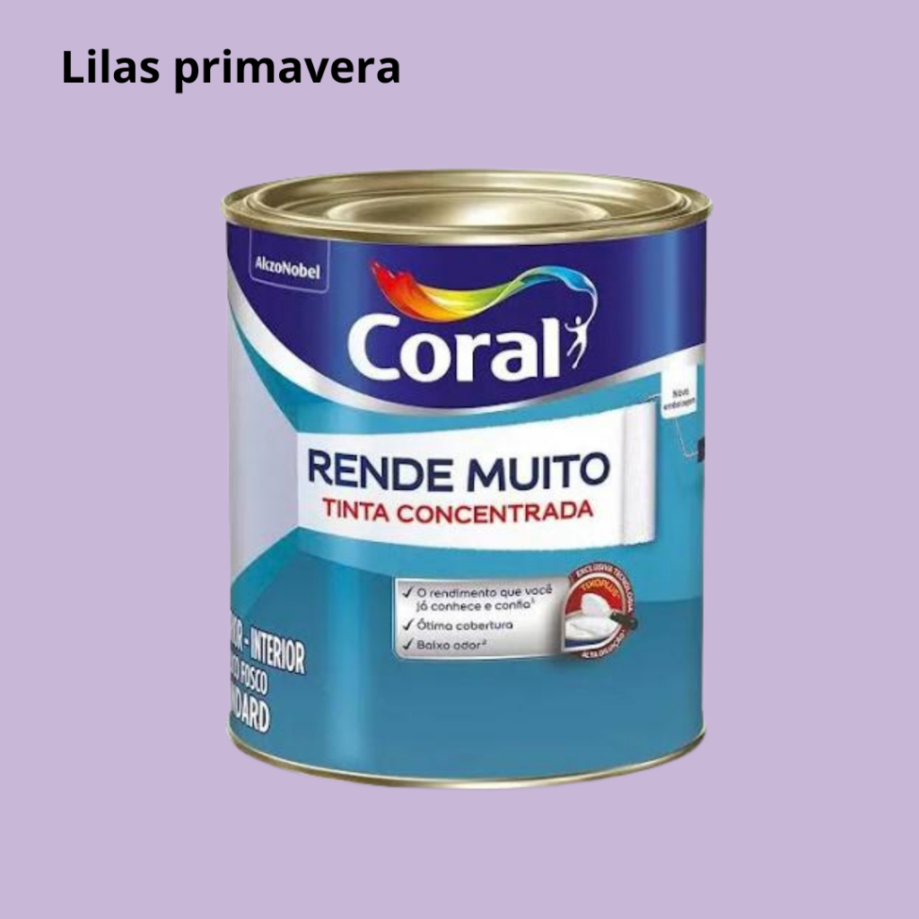 Coral Rende Muito Lilas Primavera 800 ML em Oferta na Shopee