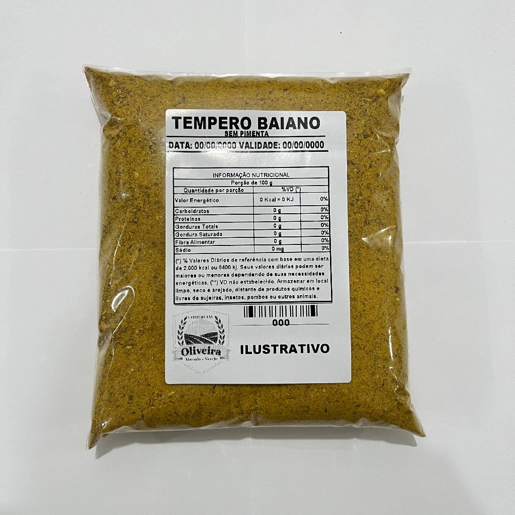 Tempero Baiano Sem Pimenta 1kg em Oferta na Shopee
