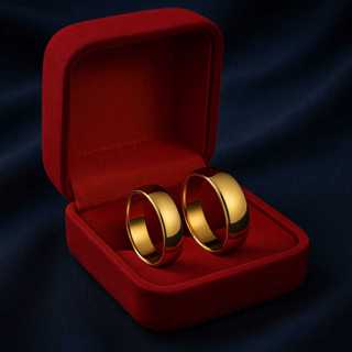 Par de Aliança Moeda Antiga Tradicional 6mm Noivado Casamento - 3 anos de garantia em Oferta na Shopee