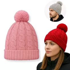 Touca de Lã Forrada Masculino Adulto Toca Gorro Toucas Frio Inverno Feminino Várias Cores