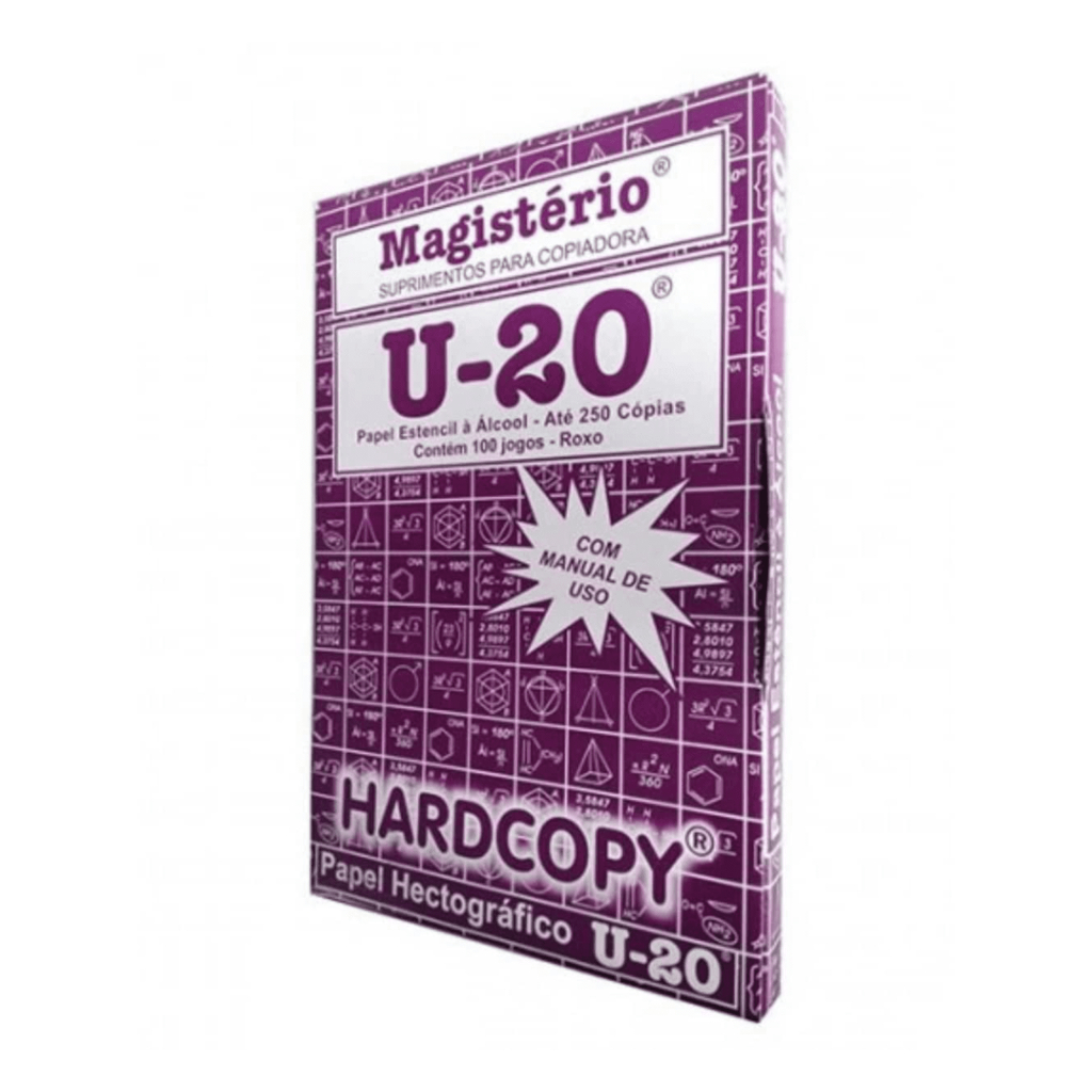 Papel Hectográfico Tatuagem Tattoo Decalque Hectografico 20 Folhas U20 U-20 Magisterio  stencil Tatoo Hectograficos