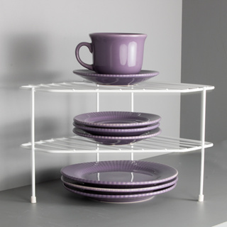 Prateleira Organizadora Canto Armário Cozinha Preto Branco em Oferta na Shopee