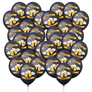 Balão Festa Do Boteco Sortidos 11" pol 25cm  - 25 unidades em Oferta na Shopee