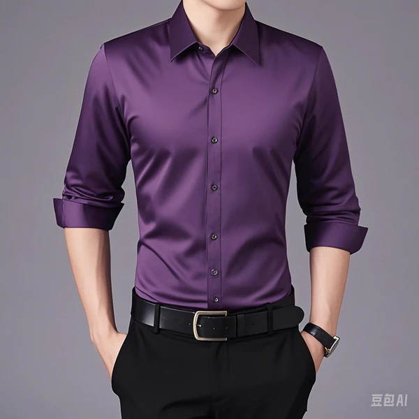 Camisa Social Masculina Manga longa Slim