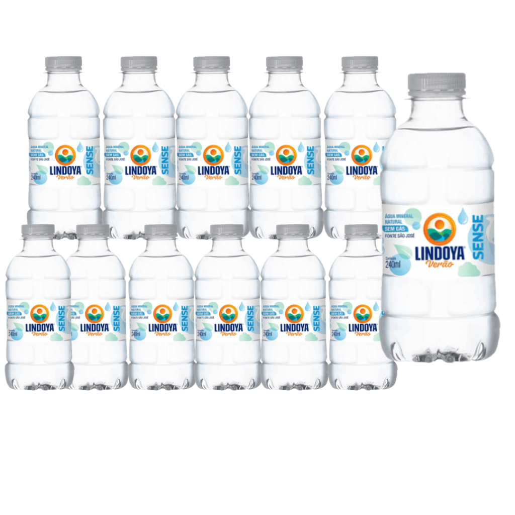 Água mineral Lindoya Verao 240ml fardo com 12 unid Sem/gás em Oferta na Shopee