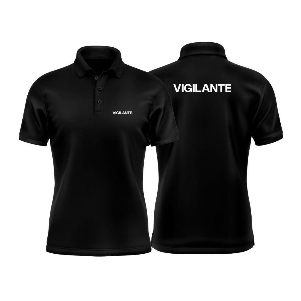 Polo Uniforme Camisa 4 Estampas Vigilante Staff Vigilante e Apoio
