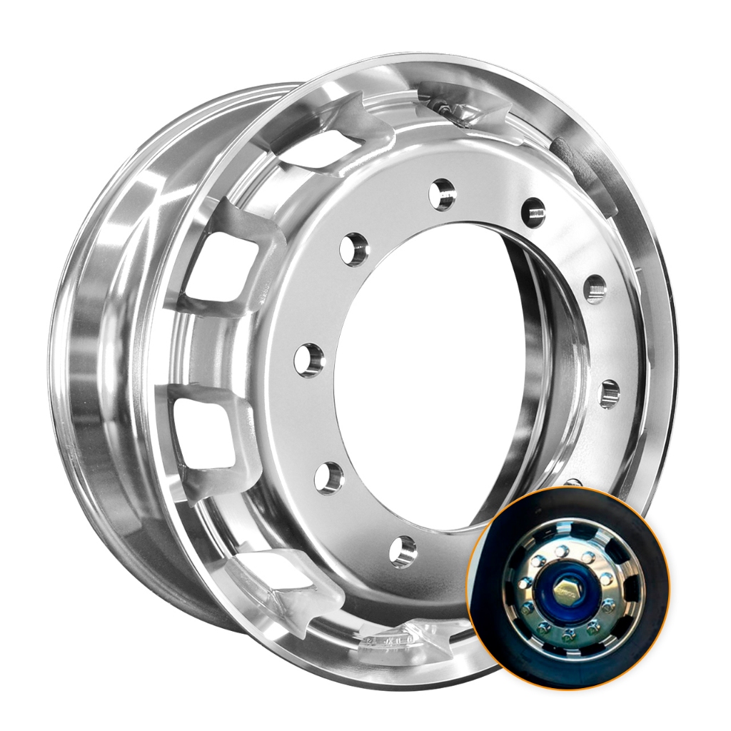 Roda de Alumínio Speedline Caminhão Aro 22,5 x 8,25 (10 furos) - Italspeed