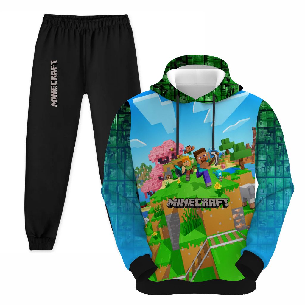 CONJUNTO DE MOLETON INFANTIL KIT COM BLUSA SUBLIMADA MNC E CALÇA