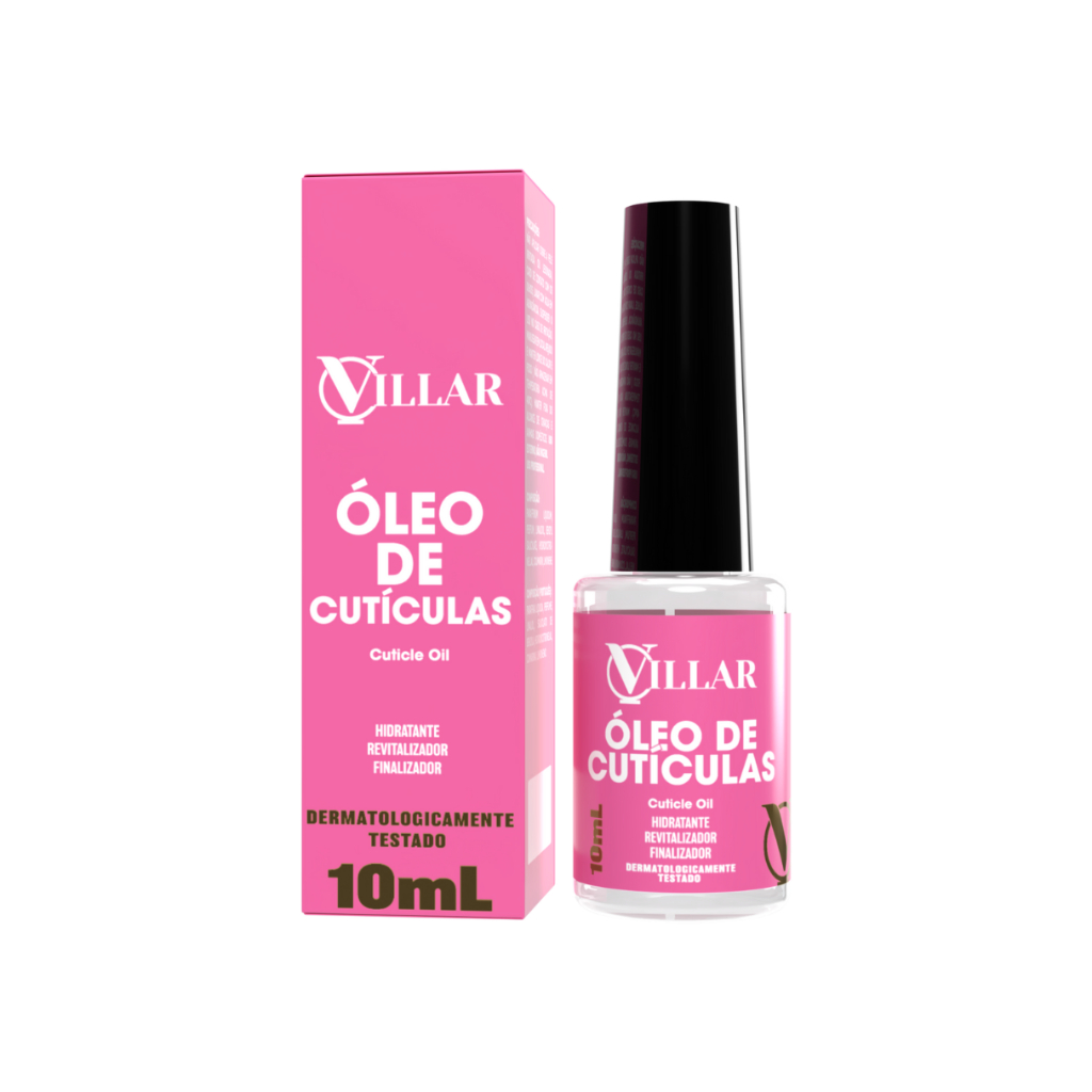 Óleo de Cutículas Villar 10ml p/ Alongamento de Unhas Gel em Oferta na Shopee