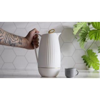 Garrafa Térmica de Plástico Branca 1L - Lyor em Oferta na Shopee