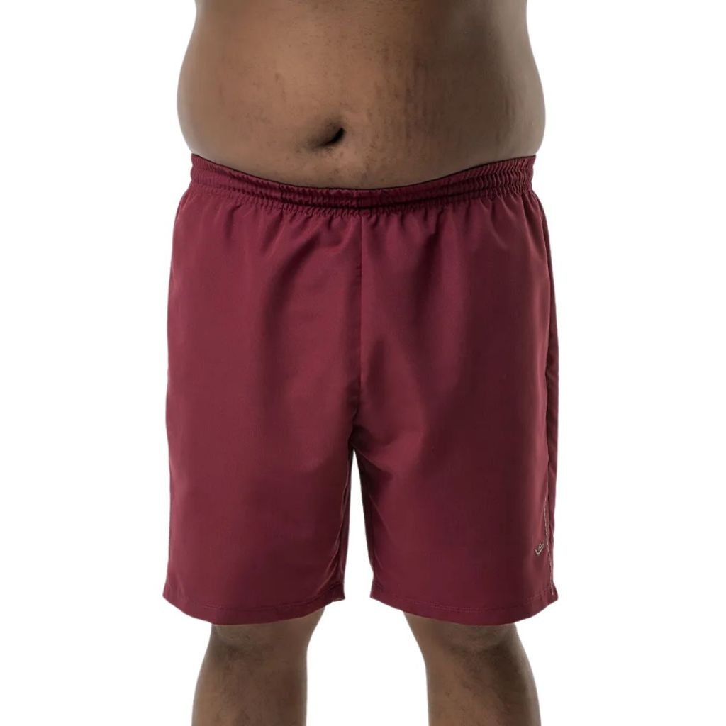 Bermuda Masculina Elite Com Bolso Plus Size Poliéster Macio Confortável Academia Secagem Rápida Básico Fitness