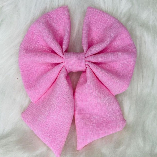 Laço infantil para cabelo / laço de meninas/bico de pato laços de tecido linhão MODA
