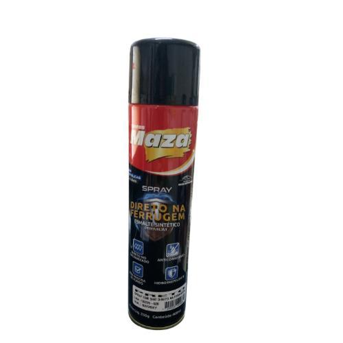 Spray Maza Esmalte Sintético Direto na Ferrugem Preto
