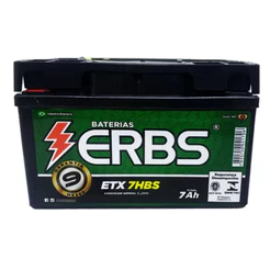BATERIA - (7 AH - ETX 7HBS "CAIXA BAIXA") - BURGMAN
